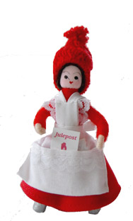 Woman with X-mas Mail 1997