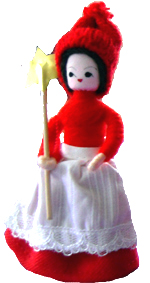 Woman with X-mas Star 2000