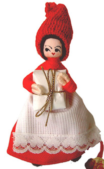 Woman with X-mas Gift 2006