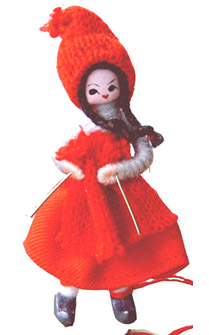 Girl with Knitting 1977