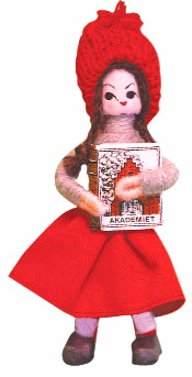 Girl with Academy Book 1995