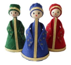 The 3 Wisemen in Felt