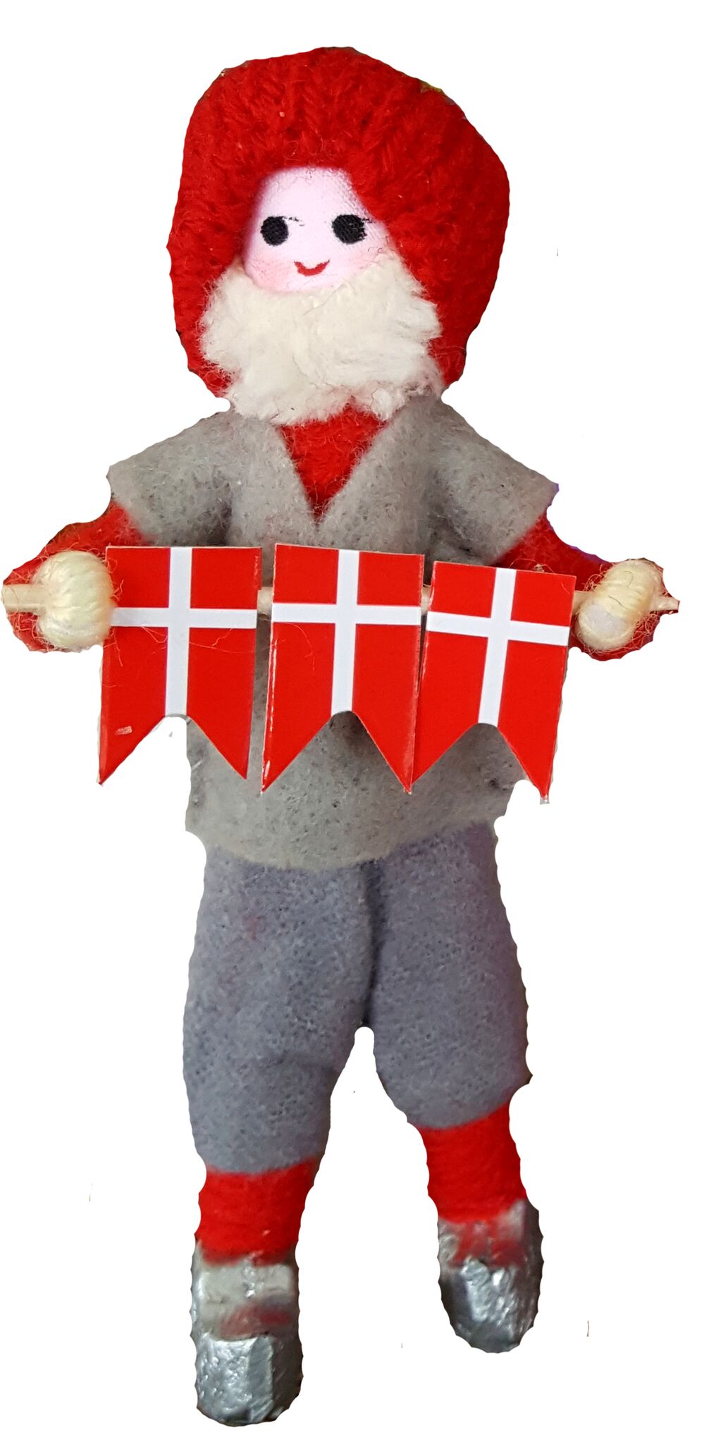 Man with Flag Decorations 2018