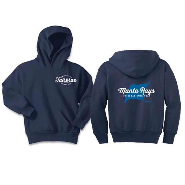 Pullover Hooded Sweatshirt (youth and adult)