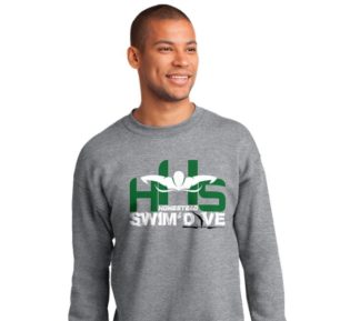 Athletic Grey Crew Sweatshirt