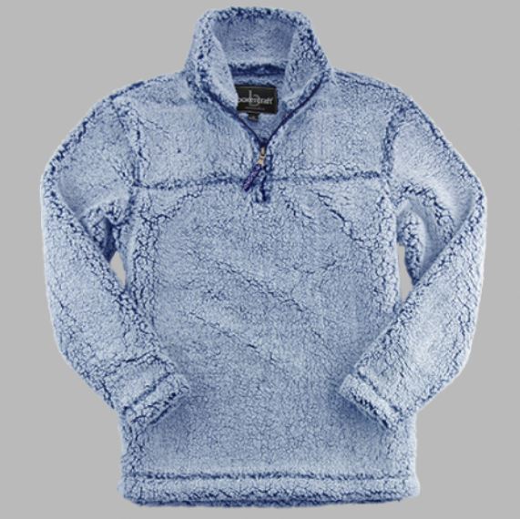 Navy Sherpa Quarter Zip (Youth and Adult)